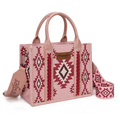Wrangler Aztec Pattern Dual Sided Print Tote
