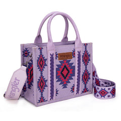 Wrangler Aztec Pattern Dual Sided Print Tote