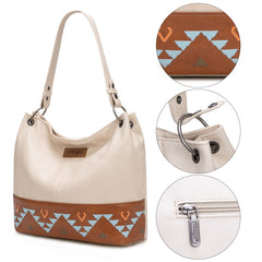 Wrangler Vegan Leather Hobo Bag