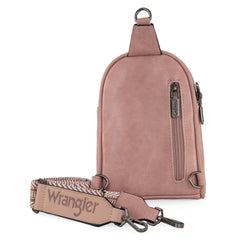 WG87-324 Wrangler Sling Bag/Crossbody/Chest Bag  - Pink
