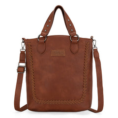 WG94G-9110  Wrangler Tote Convertible Backpack/Crossbody Bag - Brown