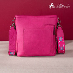 Montana West Embroidered Aztec Collection Concealed Carry Crossbody Bag