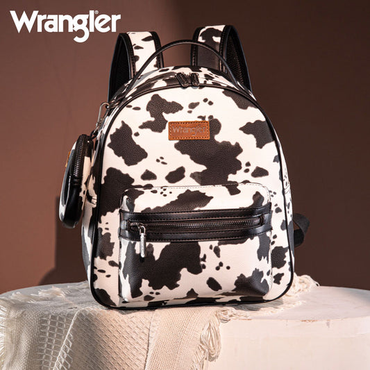 Wrangler Cow Print Backpack