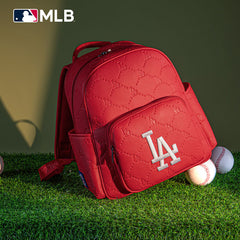 MLB Los Angeles Dodgers Sports Baseball Backpack-Red