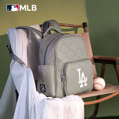 MLB Los Angeles Dodgers Sports Baseball Backpack-Grey