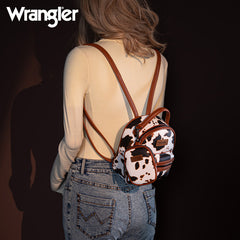 Wrangler Cow Print Mini Backpack