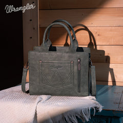 Wrangler Embroidered Boot Scroll Crossbody Purse