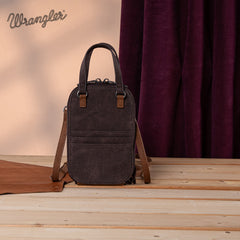 Wrangler Fringe Western Mini Crossbody Bag