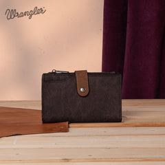Wrangler "W" Stitch Two Tone Tote/Crossbody