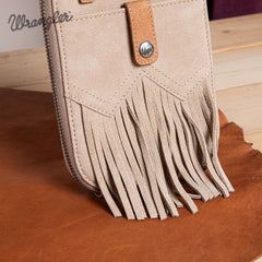Wrangler Fringe Western Mini Crossbody Bag