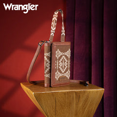 Wrangler Aztec Print Crossbody Phone Purse
