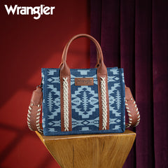 Wrangler Aztec Print Tote Bag Set