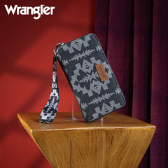 Wrangler All-Over Aztec Print Wristlet