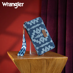 Wrangler All-Over Aztec Print Wristlet