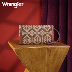 Wrangler All-Over Aztec Print Convertible Wallet