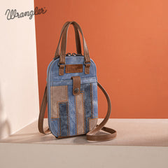 Wrangler Denim-textured Phone Purse