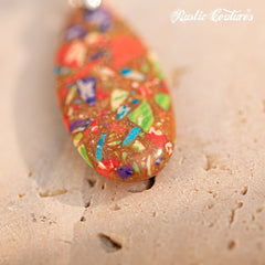 Rustic Couture's®  Natural Stone Water Drop Dangle Earrings