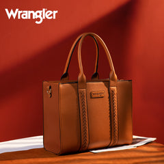 Wrangler Tote Bag for Women Zipper Shoulder Handbag - Cowgirl Wear