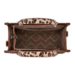 Wrangler Concealed Carry Leopard/Crocodile/Cow Pattern Tote/Crossbody Bag