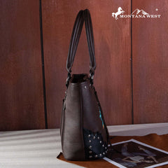 Montana West Embroidered Arrow Feather Collection Concealed Carry Tote