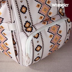 2024 New Wrangler Aztec Southwestern Pattern Dual Sided Print Multi-function Backpack