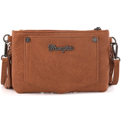 Wrangler Vintage Floral Tooled Collection Fringe Crossbody - Cowgirl Wear
