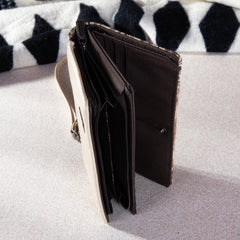 2024 New Wrangler Hair-On Cowhide Collection Wristlet Wallet - Cowgirl Wear