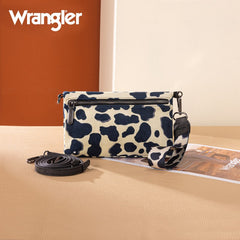Wrangler Cow Print Crossbody Purse