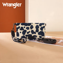 Wrangler Cow Print Crossbody Purse