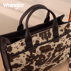 Wrangler Multi-Pocket Western Work Laptop Tote Bag