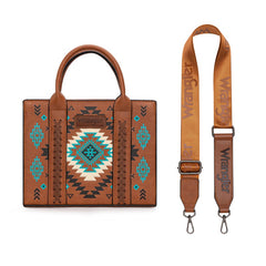 Wrangler Aztec Pattern Print Tote Bag