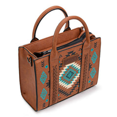 Wrangler Aztec Pattern Print Tote Bag