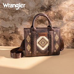 Wrangler Aztec Pattern Print Tote Bag