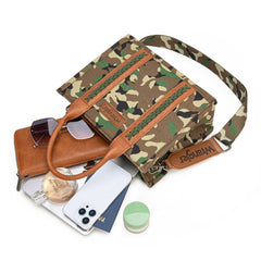 Wrangler Camo Print Tote Bag