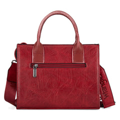WG70-8120D  Wrangler Whipstitch Small Tote/Crossbody - Red