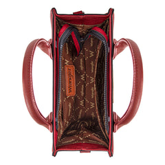 WG70-8120D  Wrangler Whipstitch Small Tote/Crossbody - Red