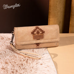 Wrangler Aztec Embroidered Tote Bag