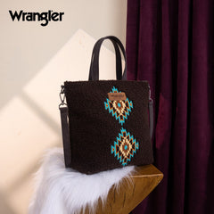 Wrangler Sherpa Aztec Sherpa Tote Bag
