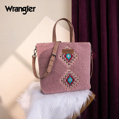 Wrangler Sherpa Aztec Sherpa Tote Bag