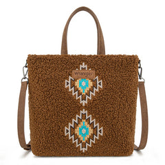 Wrangler Sherpa Aztec Sherpa Tote Bag