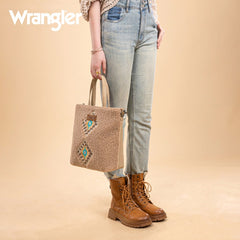 Wrangler Sherpa Aztec Sherpa Tote Bag
