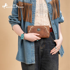 Montana West Embossed Collection Tote Bag Set