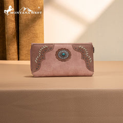 Montana West Embossed Collection Tote Bag Set