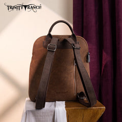 Trinity Ranch Aztec Tooled Fringe Concealed Carry Backpack
