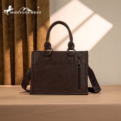 Montana West Tooled Concho Concealed Carry Tote Bag