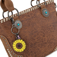 Montana West Embossed Collection Tote Bag Set