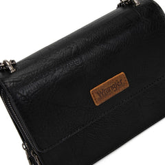 Wrangler Vintage Flap Crossbody Purse