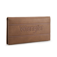 Wrangler Long Wallet with Detachable Zipper Pocket