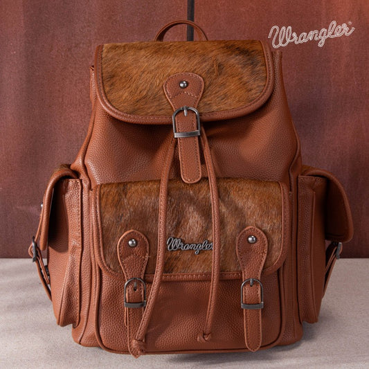 Wrangler Hair-on Cowhide Backpack