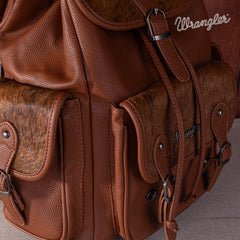 Wrangler Hair-on Cowhide Backpack
